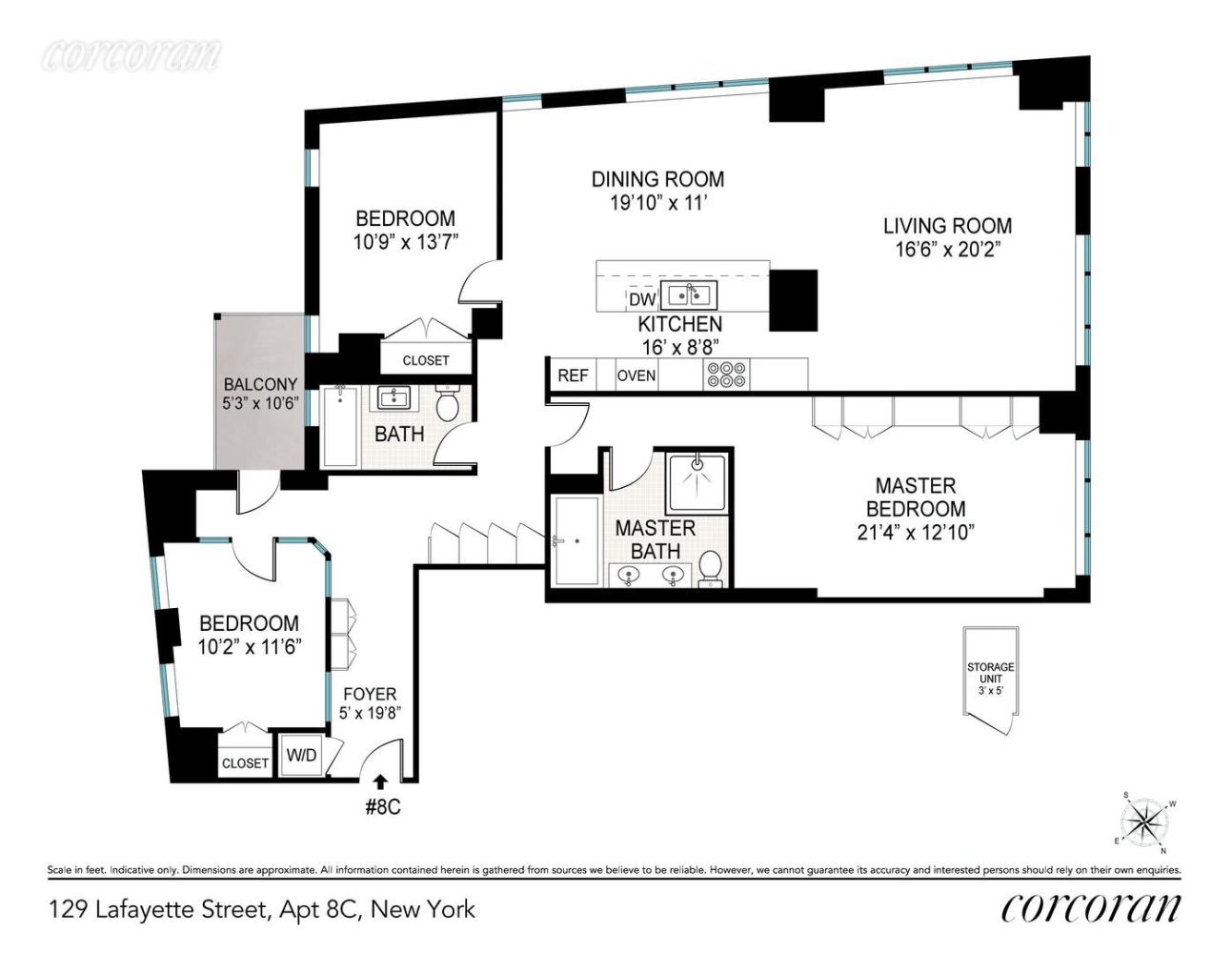 129 Lafayette Street, Unit 8C Manhattan, NY 10013 - Photo 11 of 11