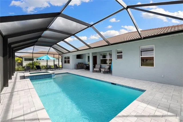 a view of a house with a garden