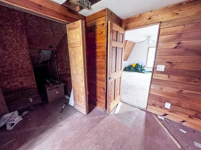 a view of an entryway door