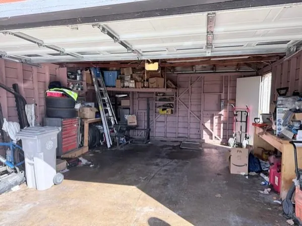 a view of storage and utility room