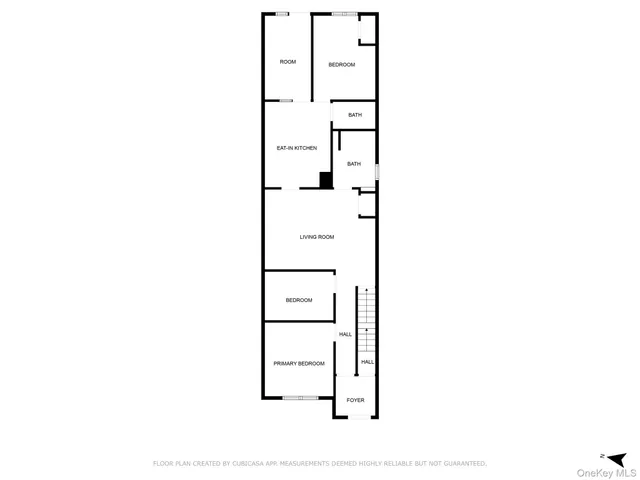 a picture of a bench in front of door