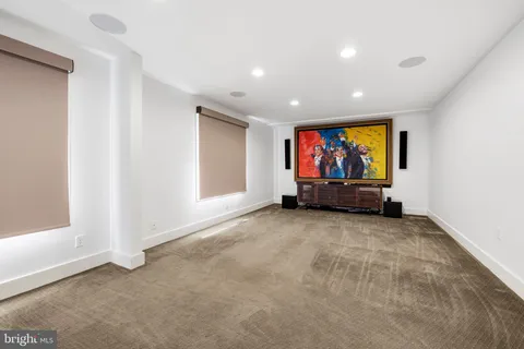an empty room with window
