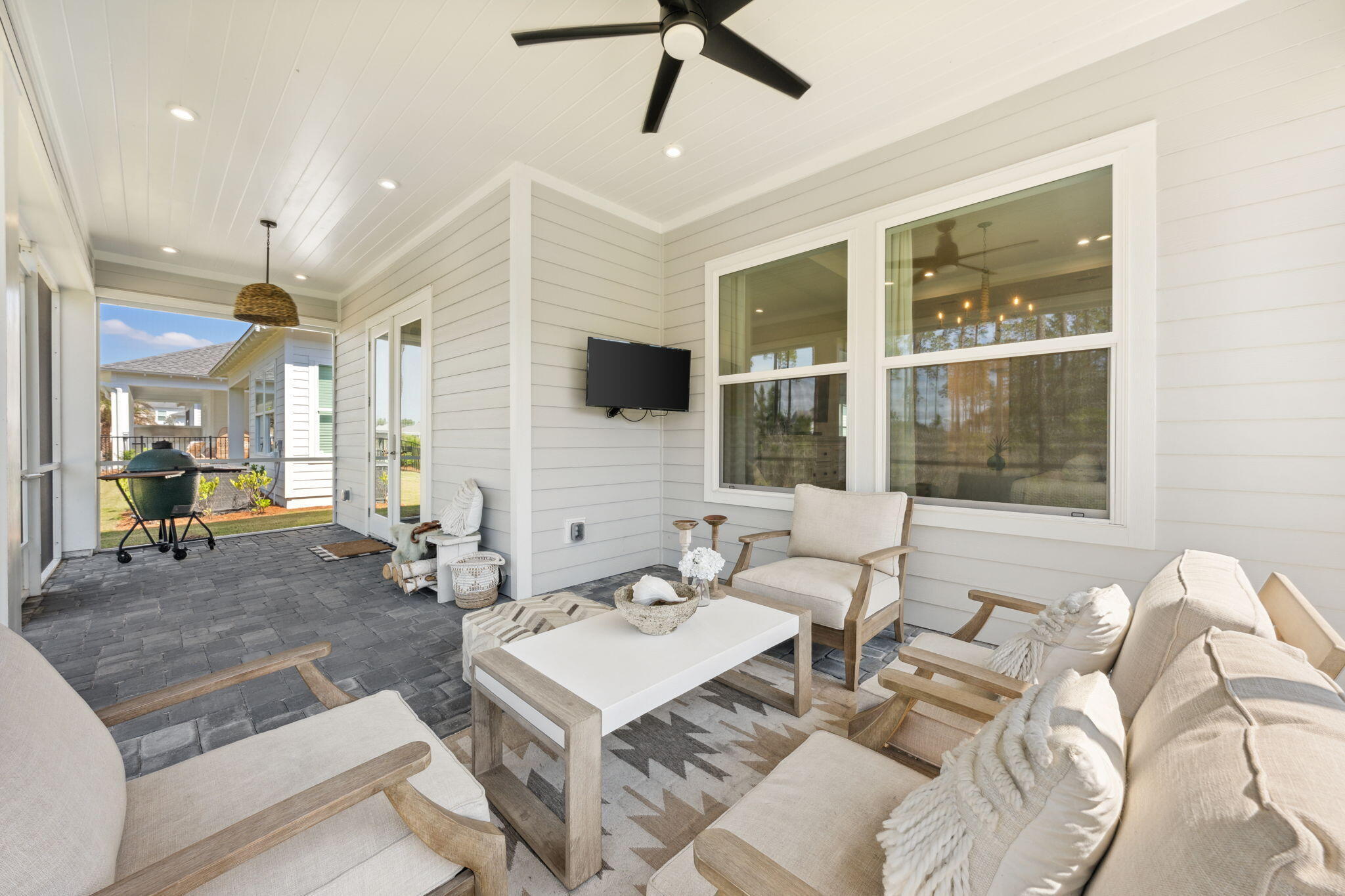 92 East Lafayette Rd Inlet Beach Inlet Beach, FL 32461 - Photo 31 of 51 a living room with furniture and a large window