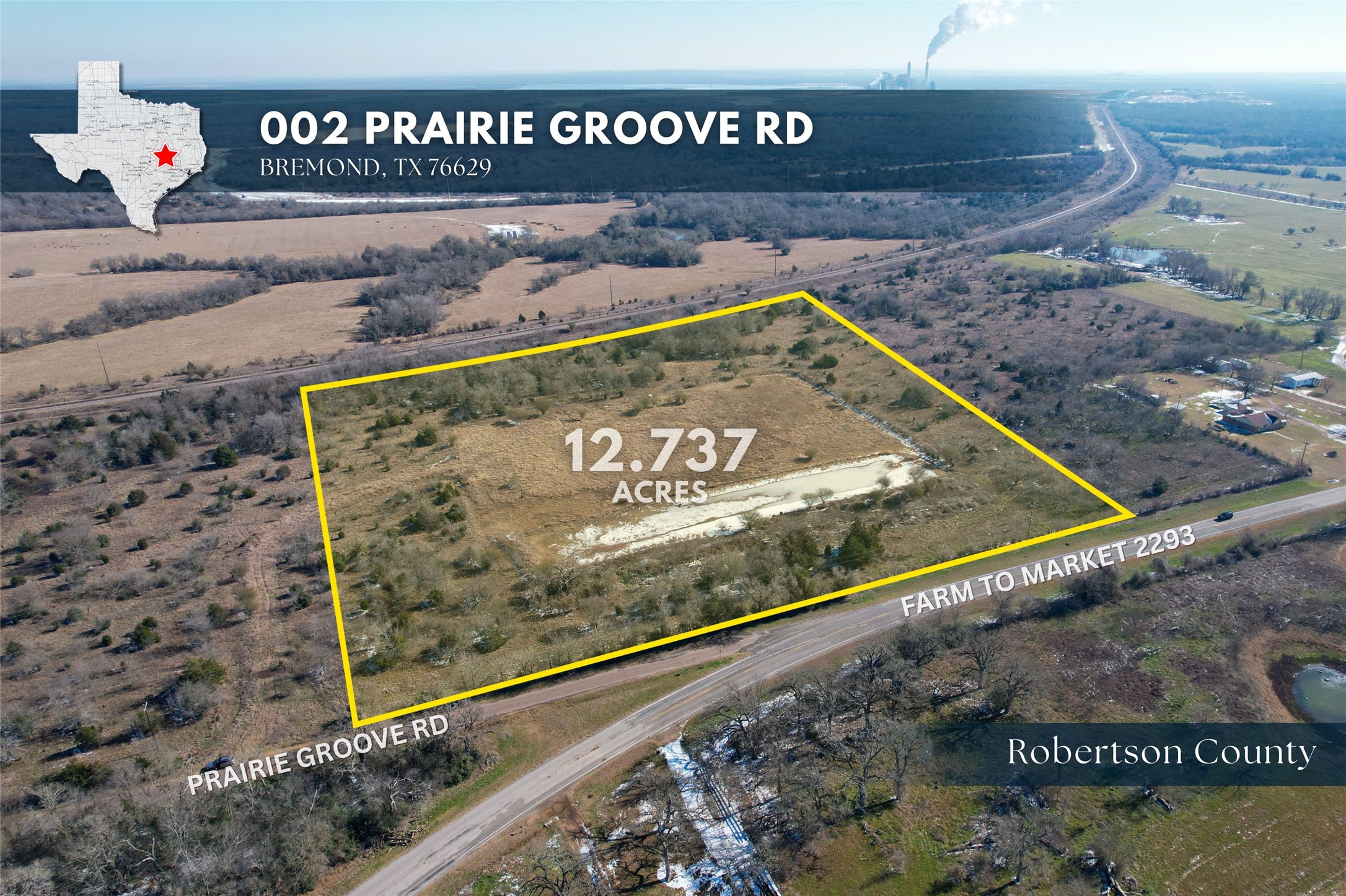 2 Prairie Grove Road Bremond, TX 76629 - Photo 1 of 28 a view of a sign on the side of a building
