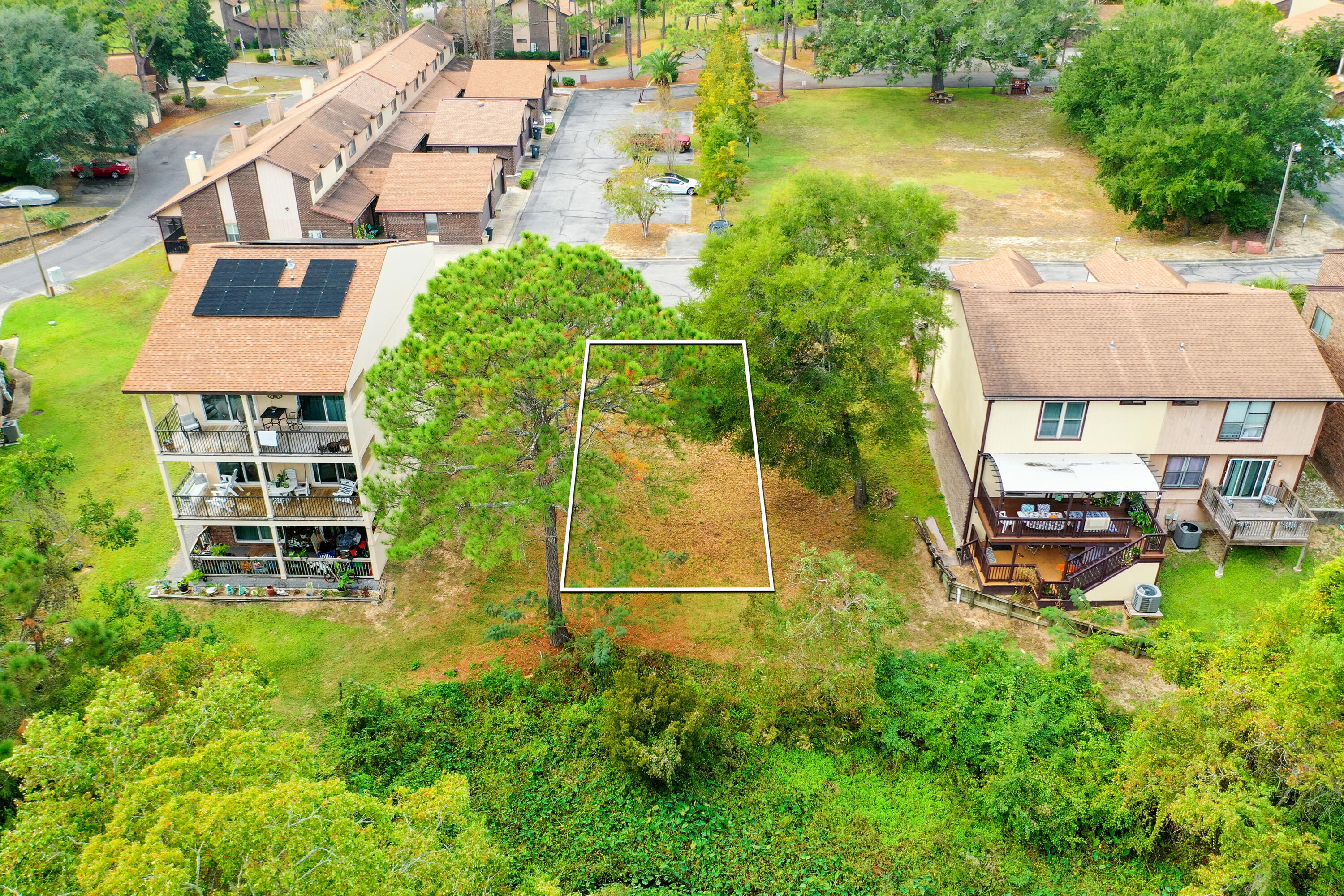 25 Hidden Cove Circle Valparaiso, FL 32580 - Photo 1 of 13 an aerial view of a house with swimming pool and outdoor seating