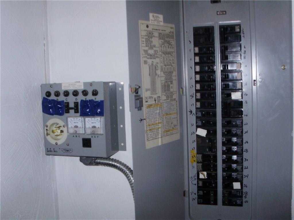 515 Station Road Scenery Hill, PA 15360 - Photo 21 of 23 200 Amp electric entrance showing switch/hookup for generator