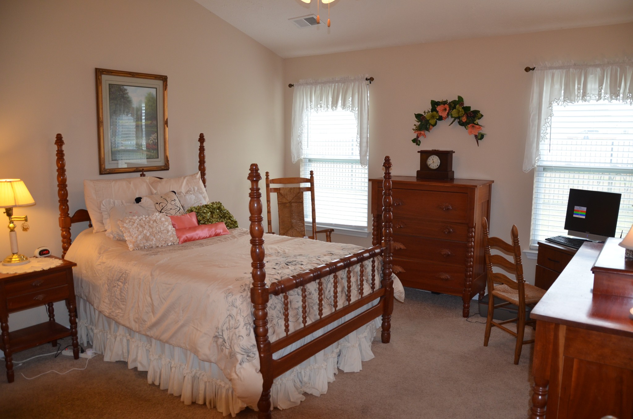 167 Speedwell Lane Lebanon, TN 37087 - Photo 11 of 21 a bedroom with a bed and a computer on the desk