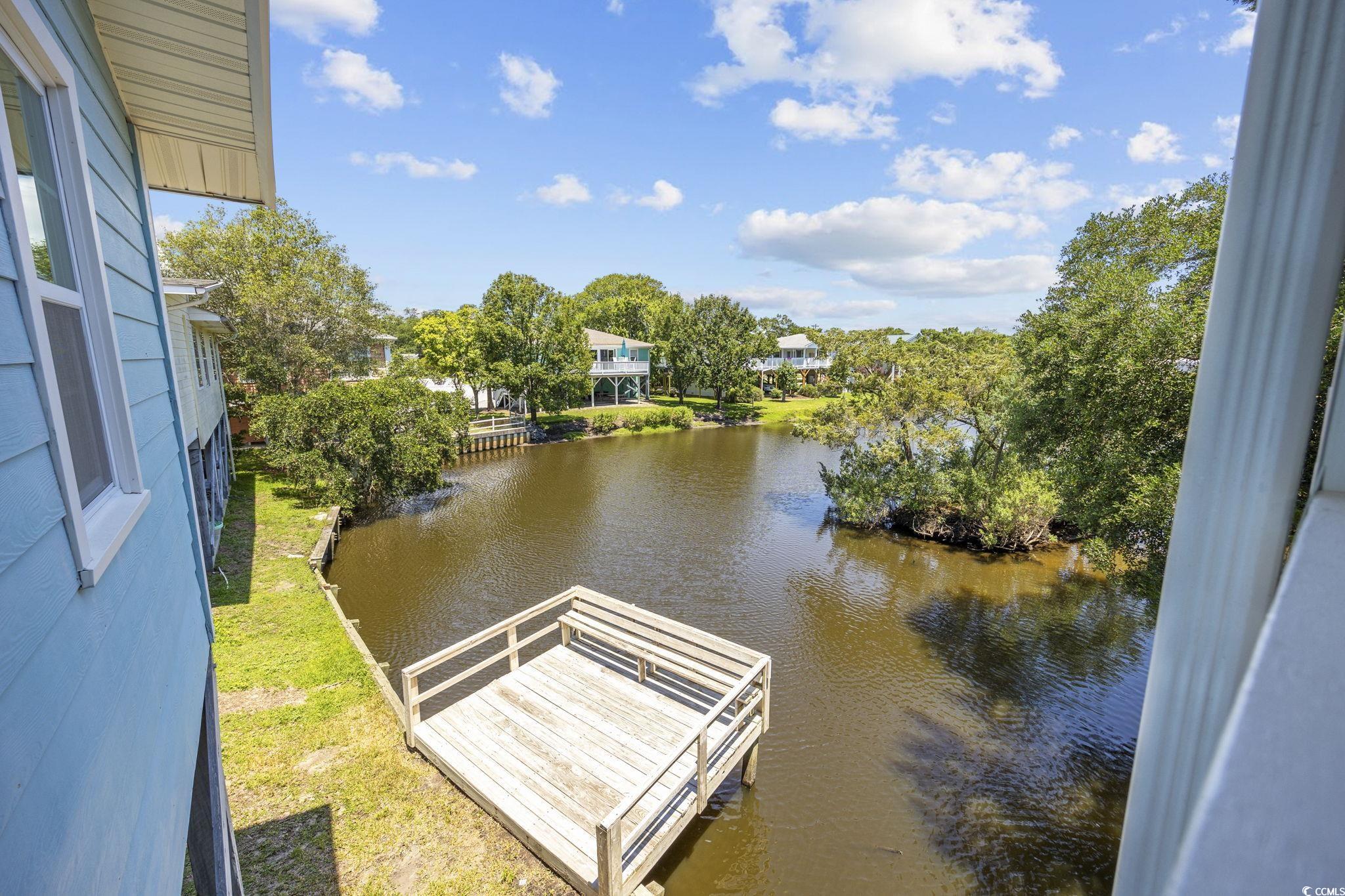 222 Calhoun Drive Murrells Inlet, SC 29576 - Photo 20 of 40 Dock area featuring a water view