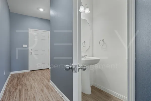 wooden floor in a gallery