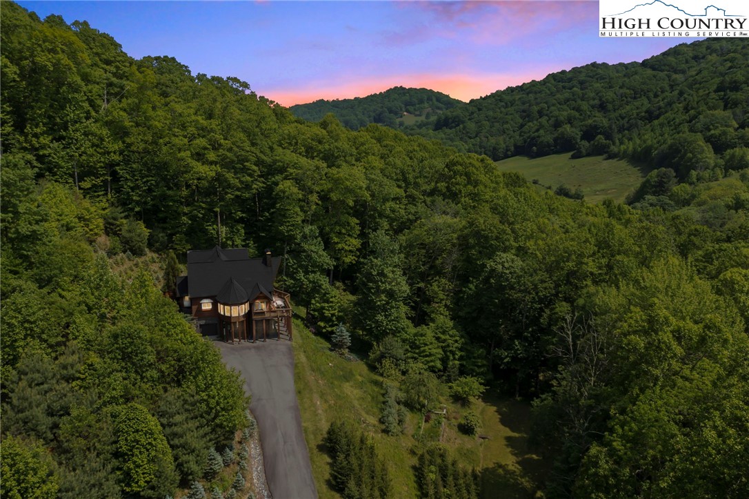 184 Norris Creek Road Boone, NC 28607 - Photo 4 of 49 a view of a city with lush green forest