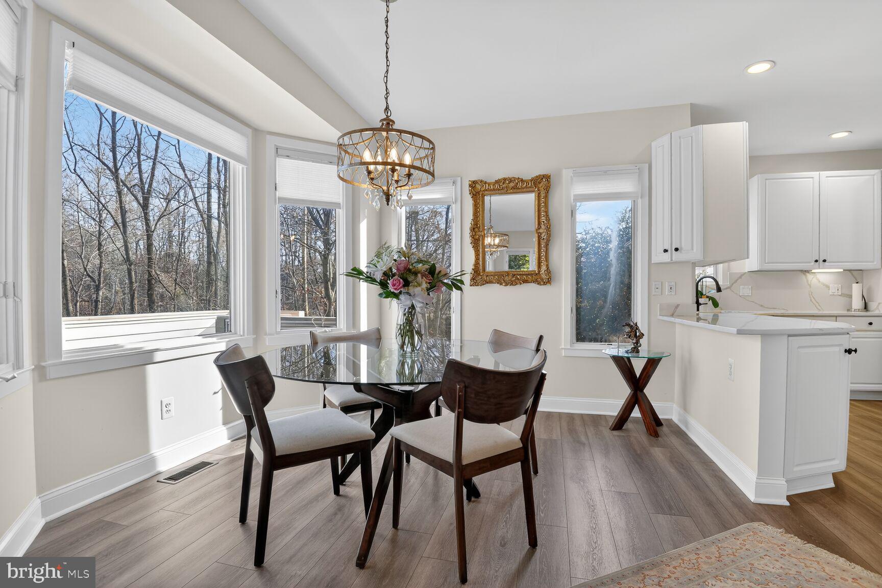 11300 Water Pointe Circle Reston, VA 20194 - Photo 12 of 36 a view of a dining room with furniture window and wooden floor