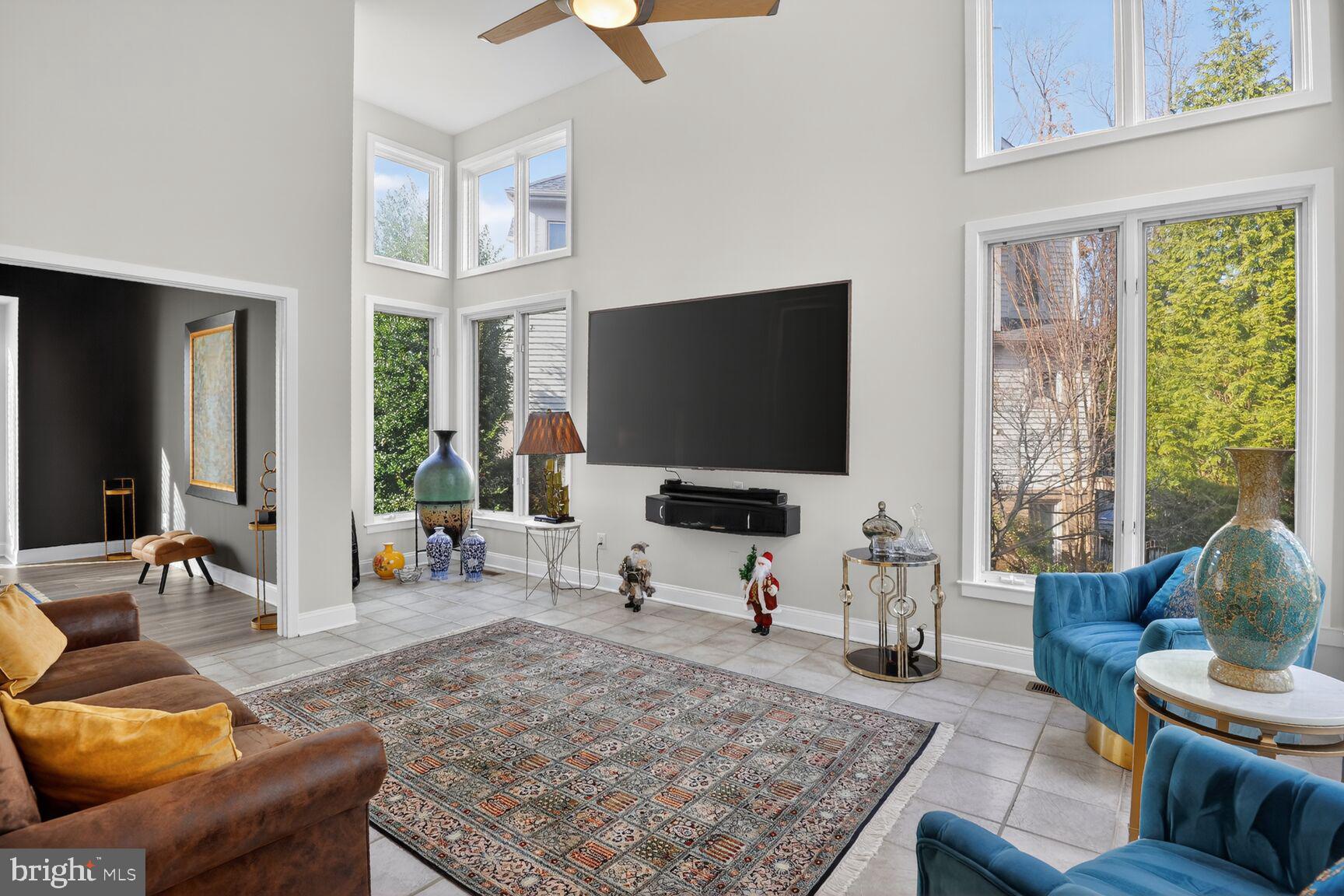 11300 Water Pointe Circle Reston, VA 20194 - Photo 9 of 36 a living room with furniture and a flat screen tv