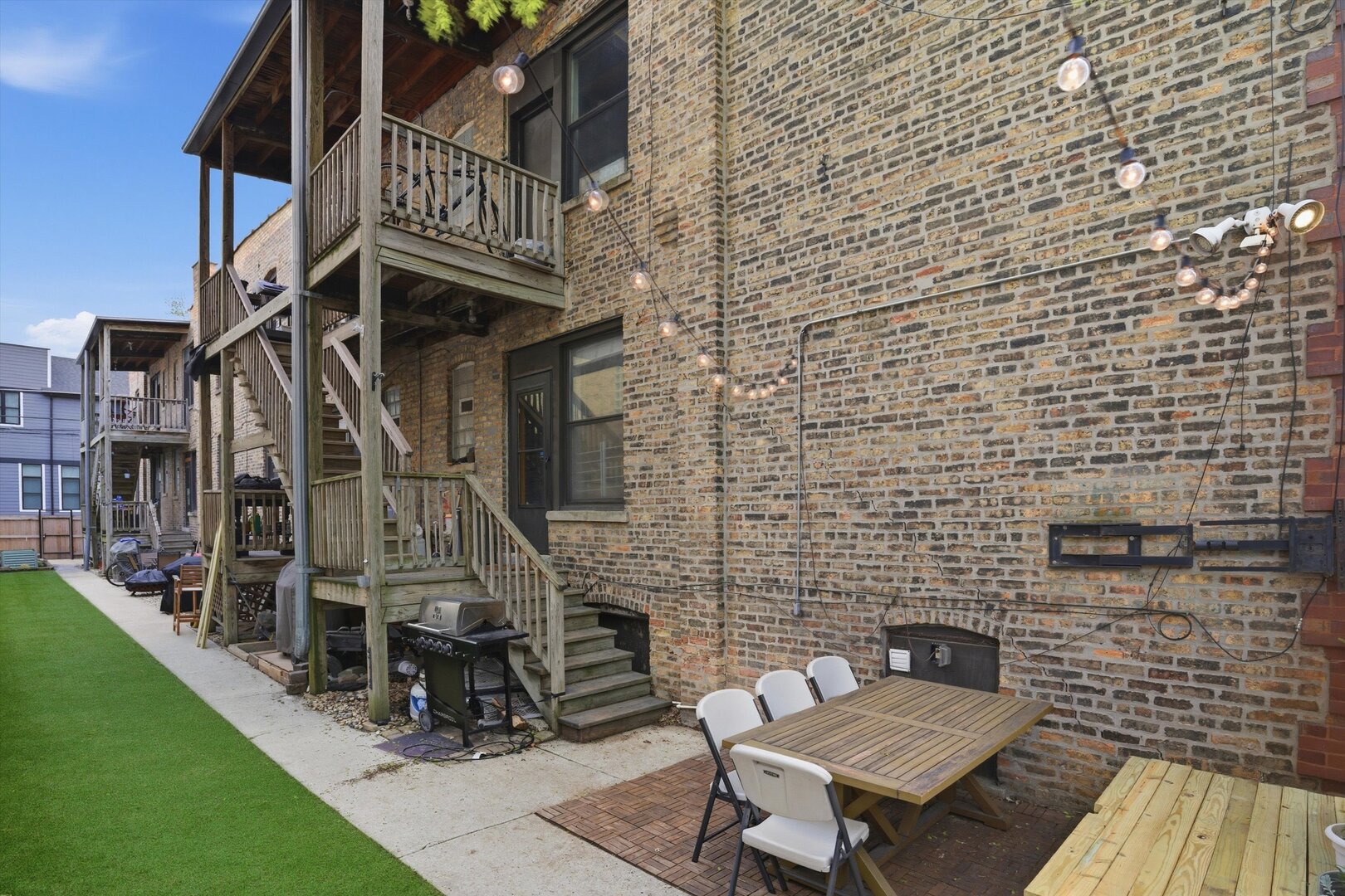 1958 West George Street, Unit 1 Chicago, IL 60657 - Photo 22 of 30 a view of barbeque area with seating