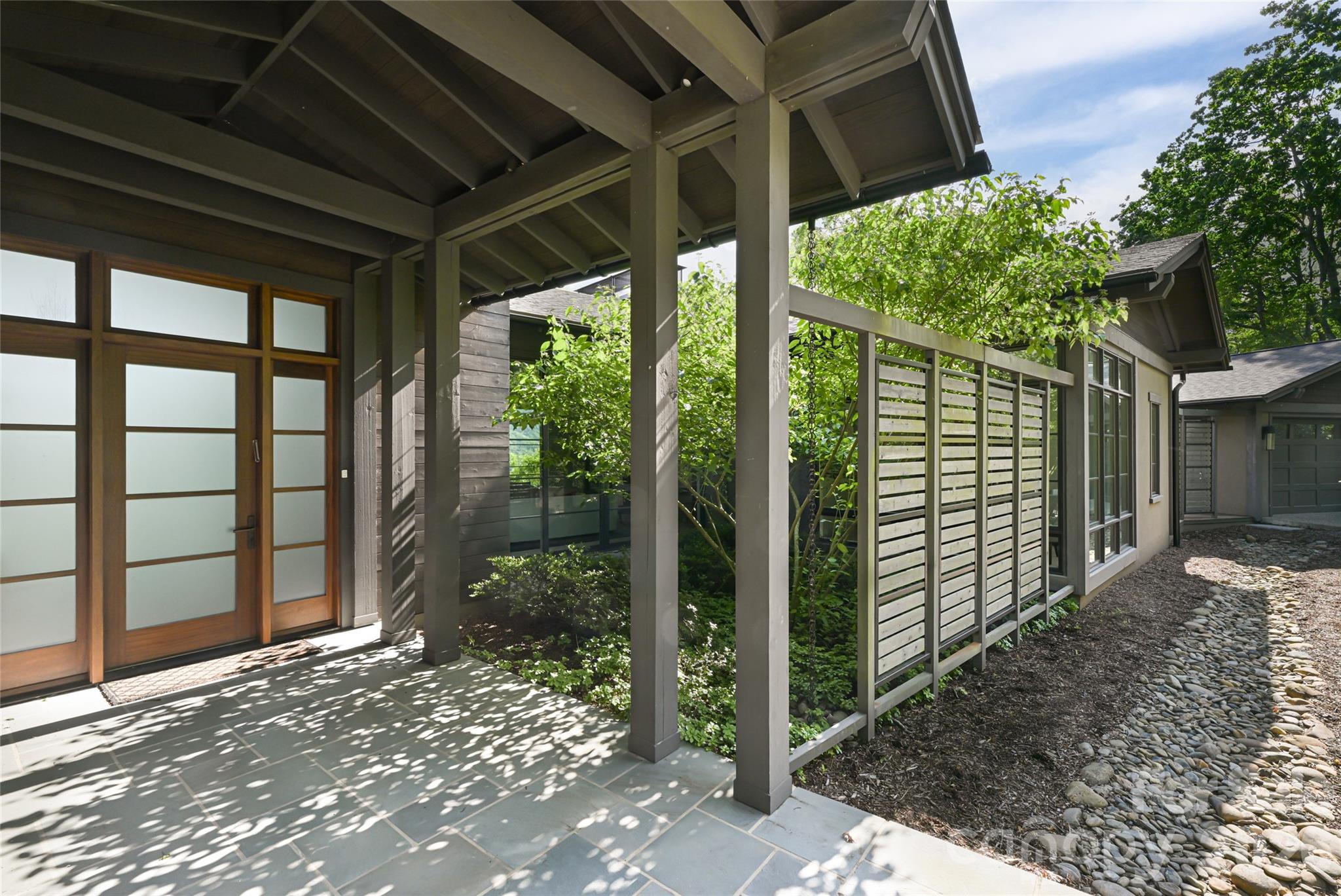 1121 Timberbluff Way Arden, NC 28704 - Photo 23 of 48 a view of a backyard with garden