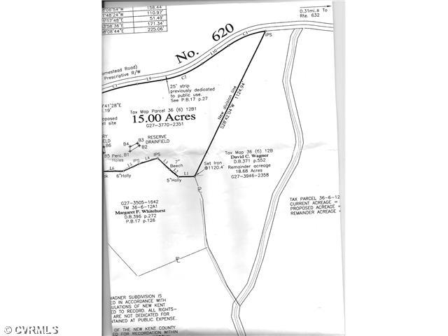 4621 Wahrani Ridge Road Lanexa, VA 23089 - Photo 11 of 12 Plat Map
