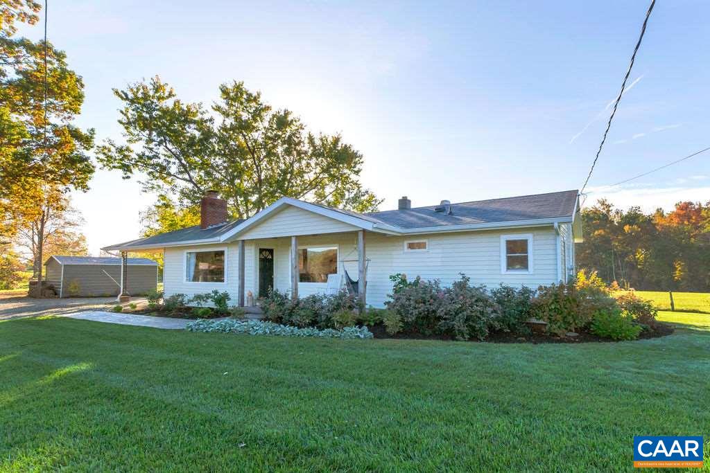 404 Blue Run Road Stanardsville, VA 22973 - Photo 8 of 43 a front view of house with yard and green space