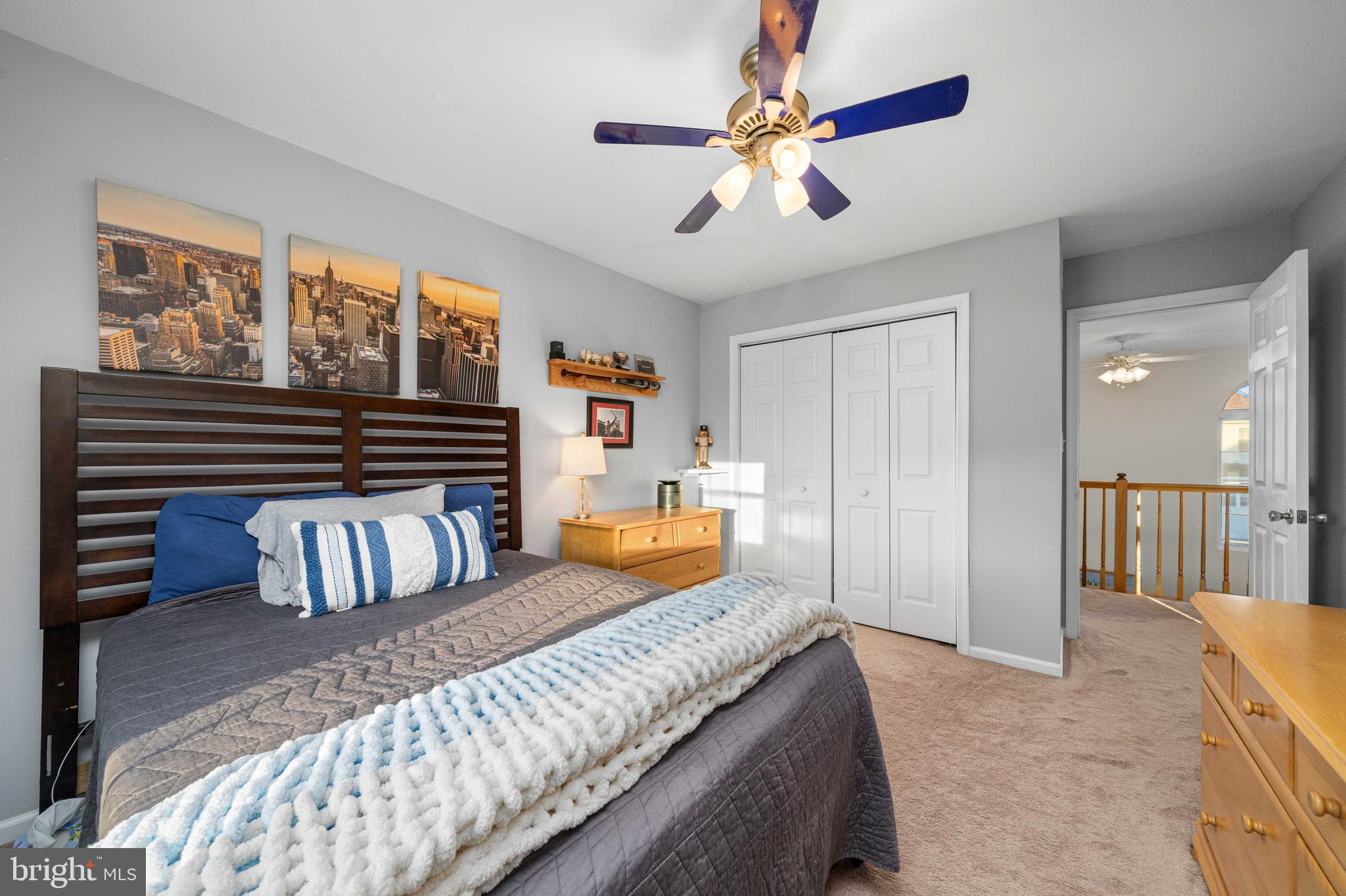 18 Savoy Road Newark, DE 19702 - Photo 28 of 44 a bedroom with furniture and a large mirror