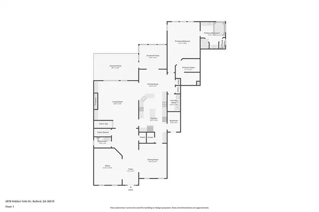 $918,000 | 2878 Hidden Falls Drive Northeast, Buford, GA 30519