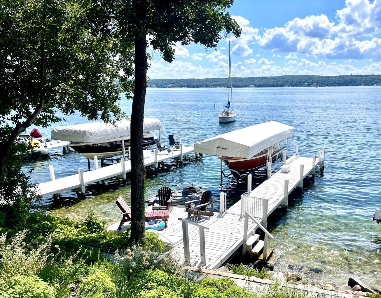 4 Dartmouth Road Williams Bay, WI 53191 - Photo 4 of 51 Private Pier, Boat & Wave Runner Space