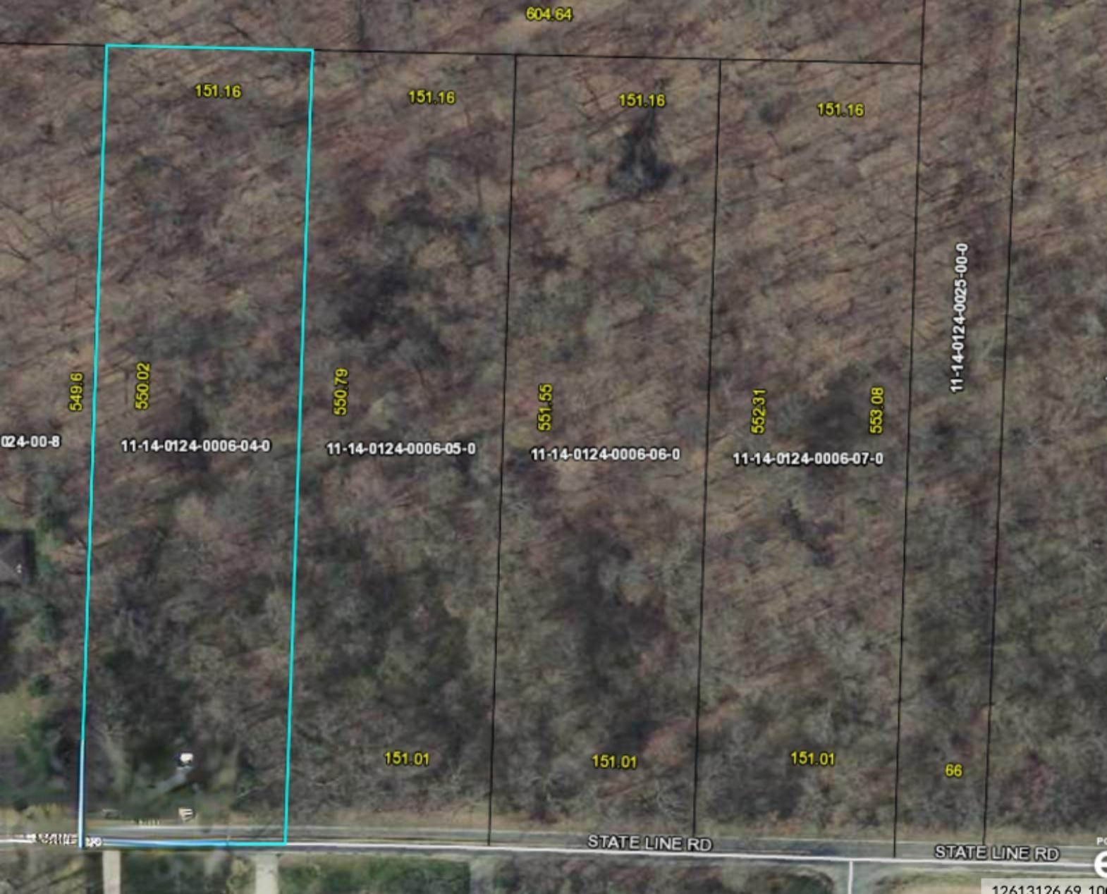 State line Rd lot 1