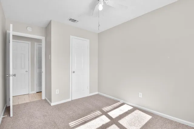 a view of an empty room