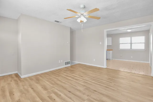 wooden floor in an empty room