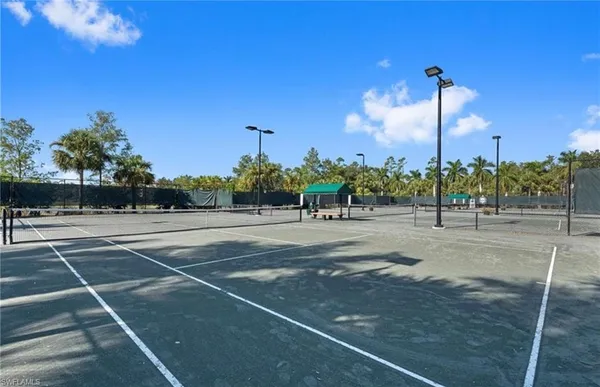 a view of a basketball court