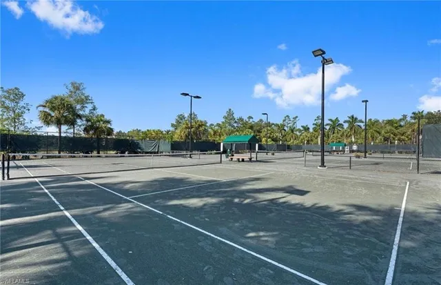 a view of a basketball court