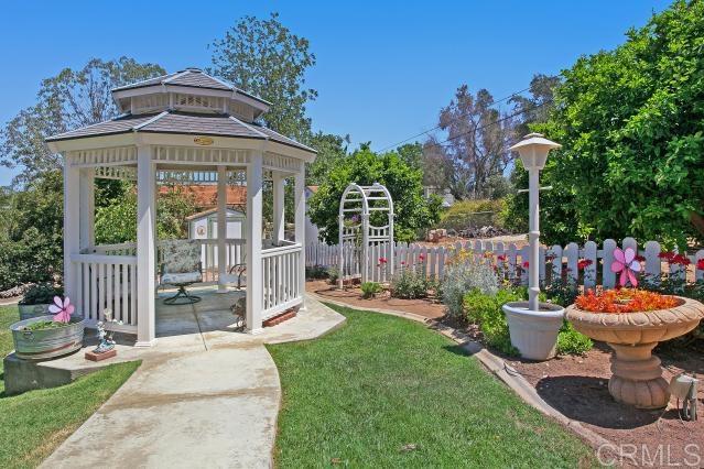 1115 Rancho Ryan Road Fallbrook, CA 92028 - Photo 9 of 24 Gorgeous gazebo and landscaping