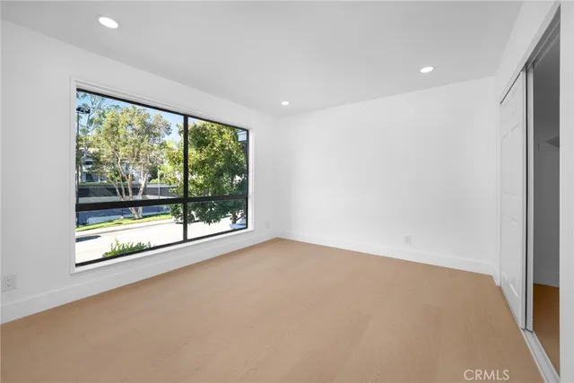 a view of room with window and outdoor view