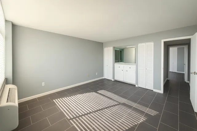 a view of a room with a sink
