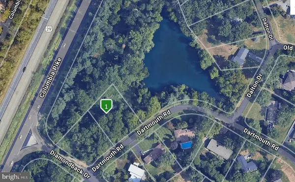 a aerial view of a backyard