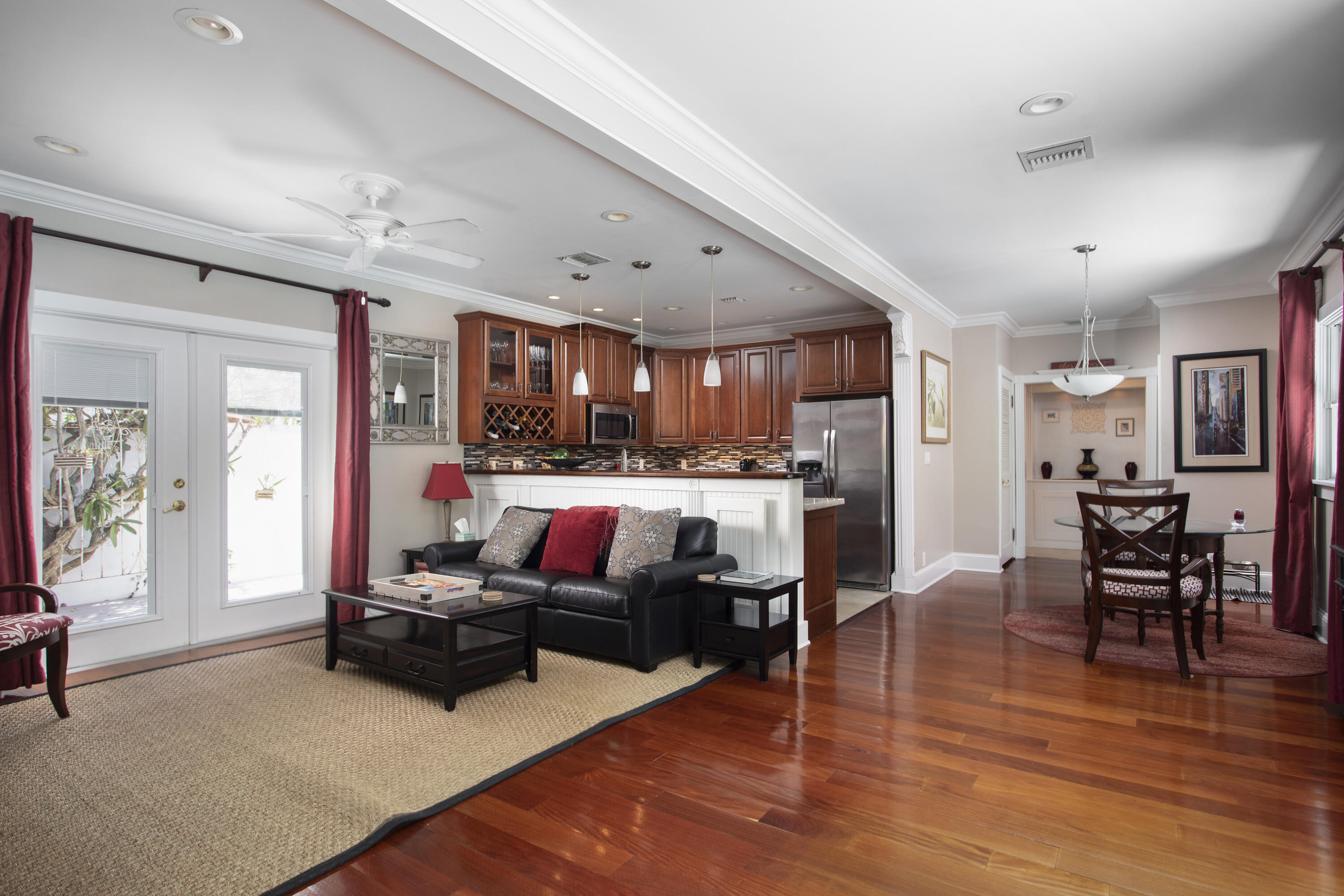 1506 South Street Key West, FL 33040 - Photo 4 of 27 a living room with furniture and kitchen view