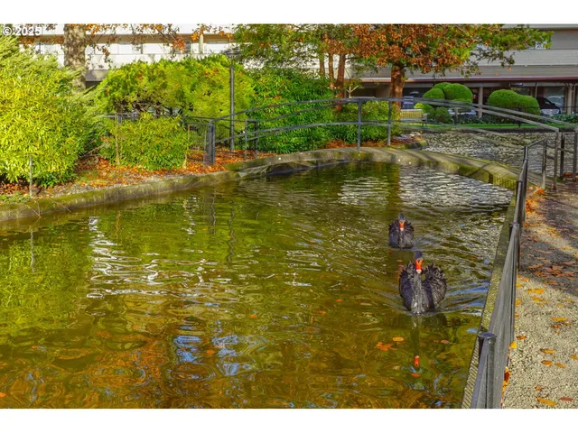 a view of a lake from a balcony