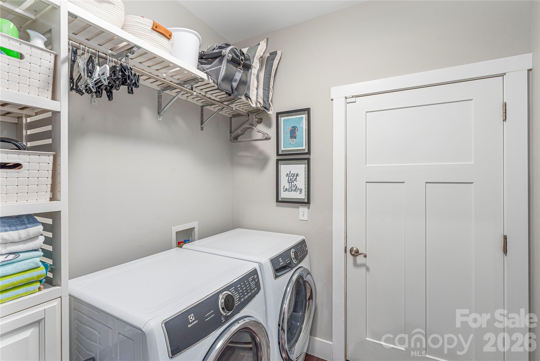 348 Olivet Lane Fletcher, NC 28732 - Photo 18 of 39 a utility room with dryer and washer