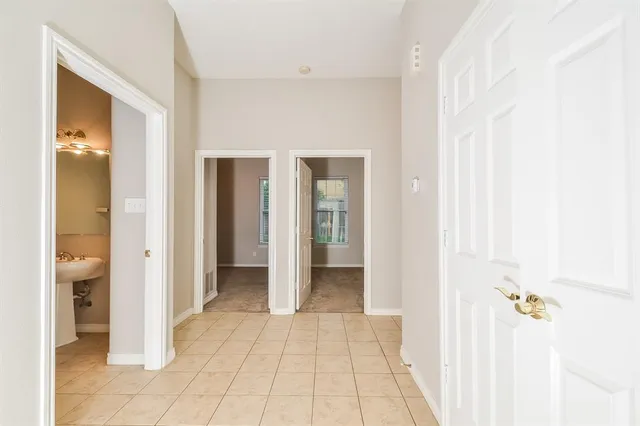 a view of a bathroom with a sink