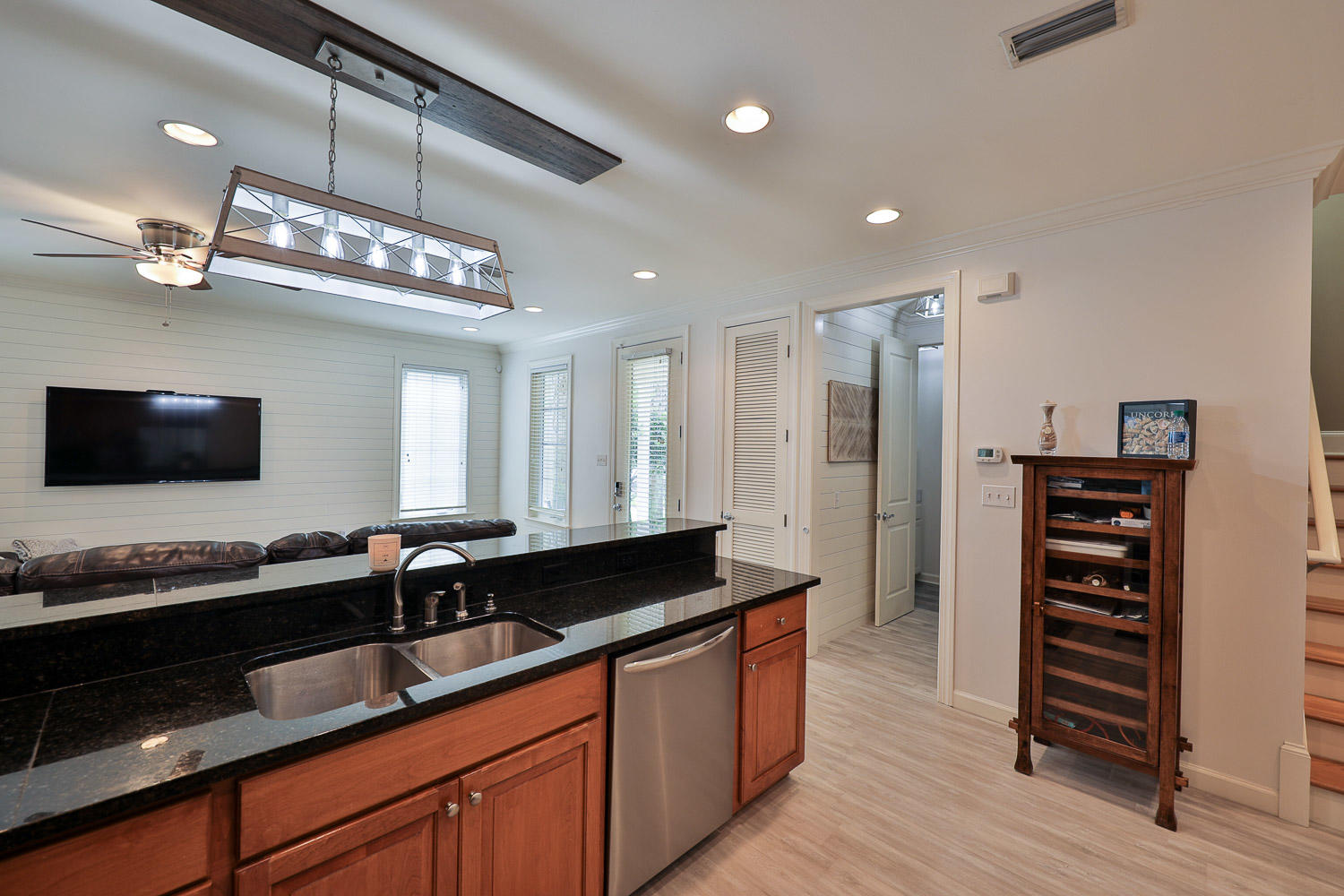 222 South Zander Way Santa Rosa Beach, FL 32459 - Photo 9 of 31 a large kitchen with a large island in it