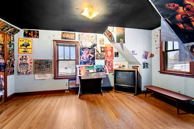 a room with furniture and window