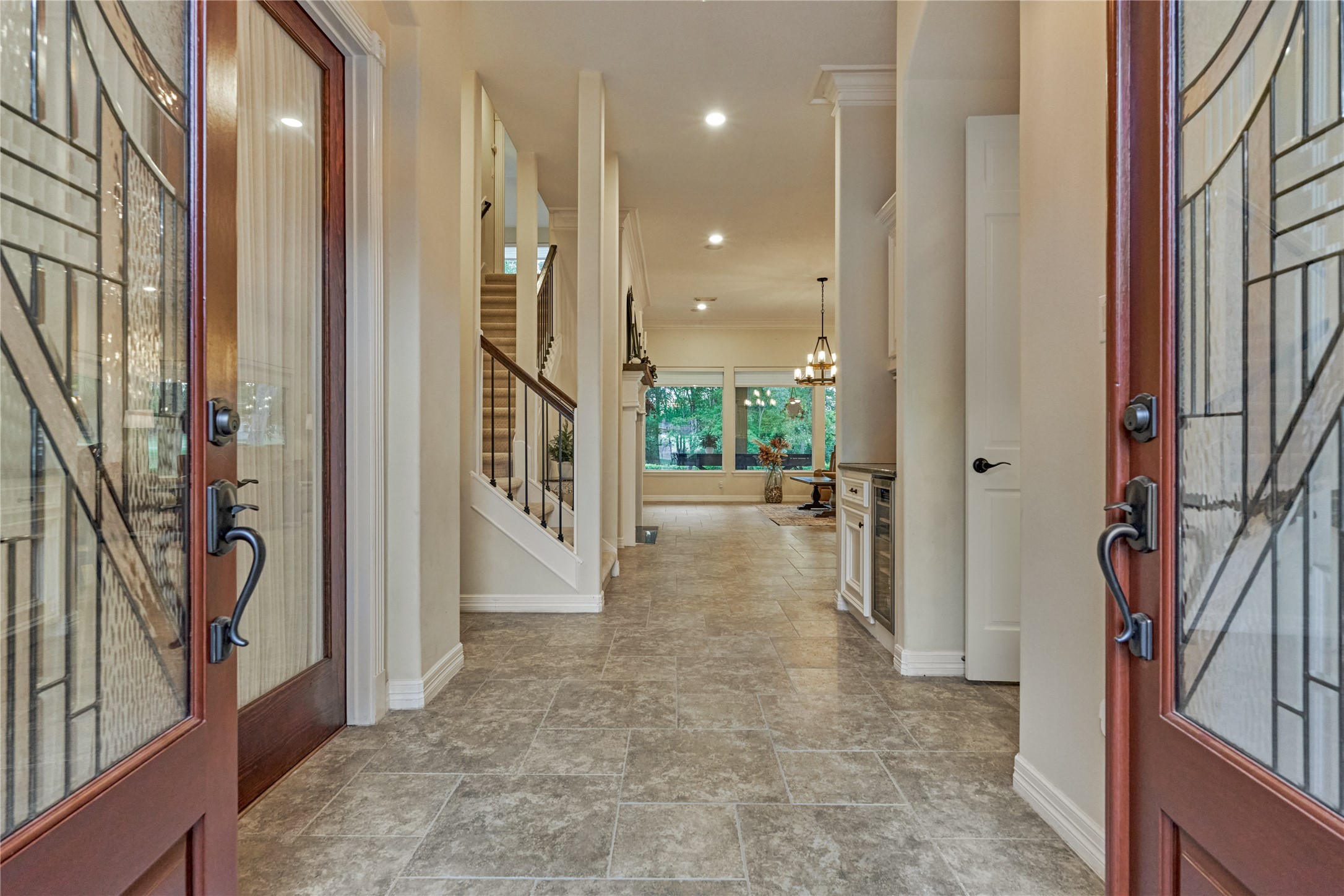 203 Monterrey Road East Montgomery, TX 77356 - Photo 7 of 50 Upon entering this lovely home, the study is to the left and an entry into the kitchen is to the right.