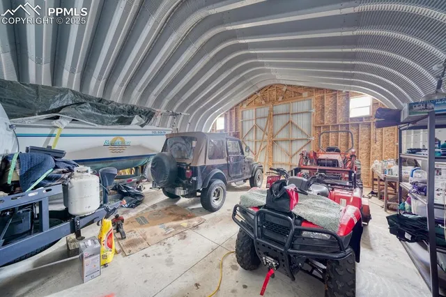 a view of car garage