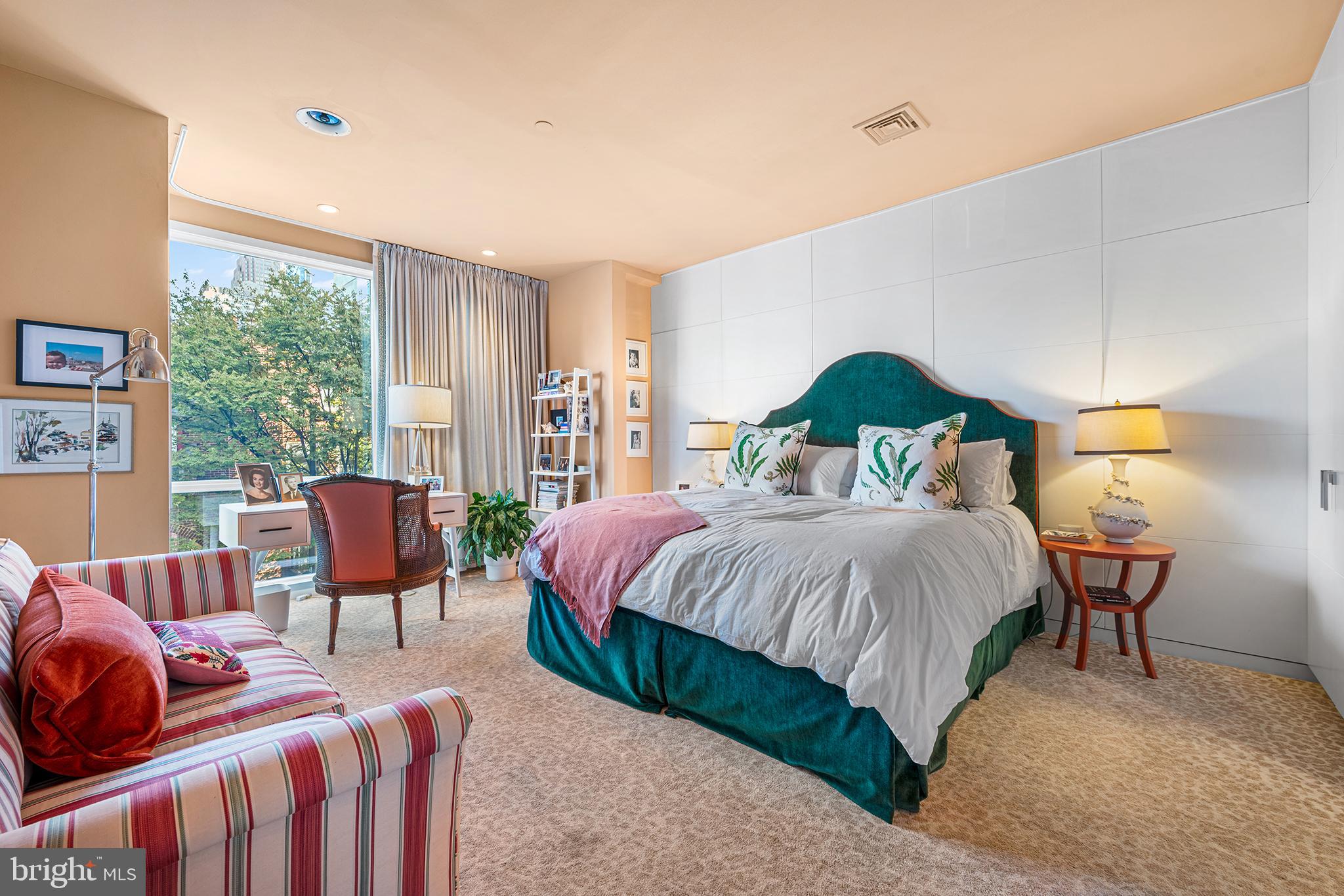 136 North 22nd Street Philadelphia, PA 19103 - Photo 37 of 78 a bedroom with a bed chair and window