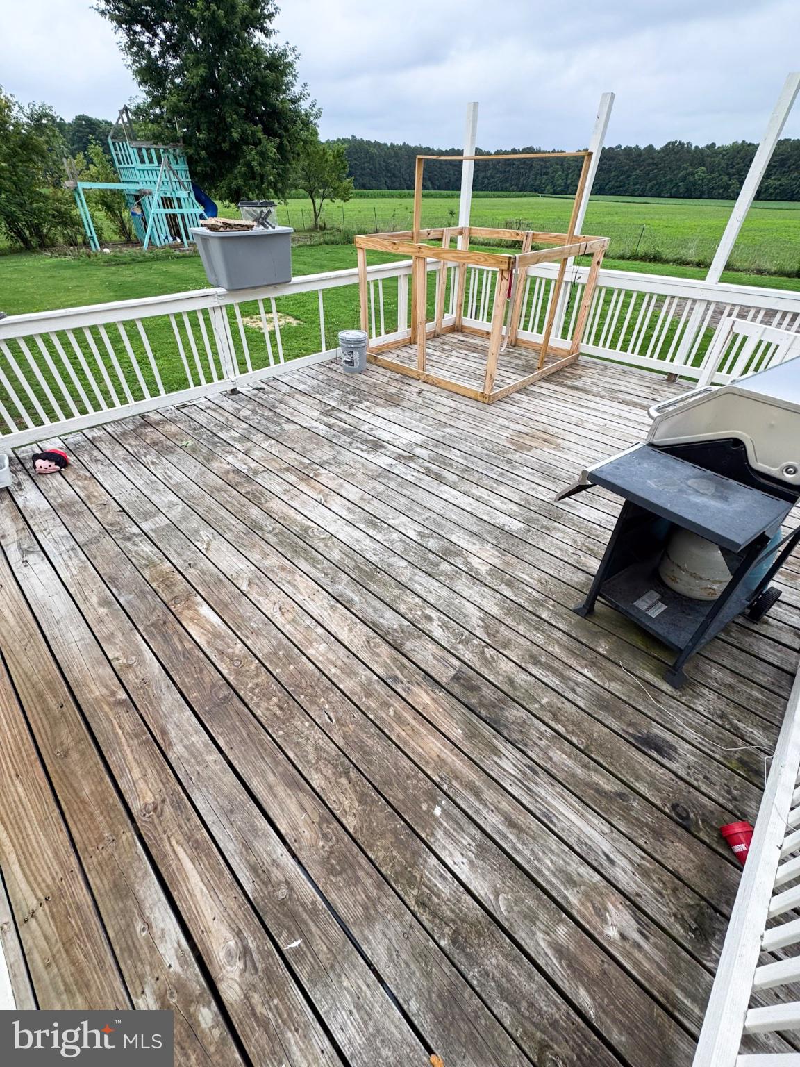 4512 Woodpecker Road Seaford, DE 19973 - Photo 32 of 32 Spacious deck with scenic views.