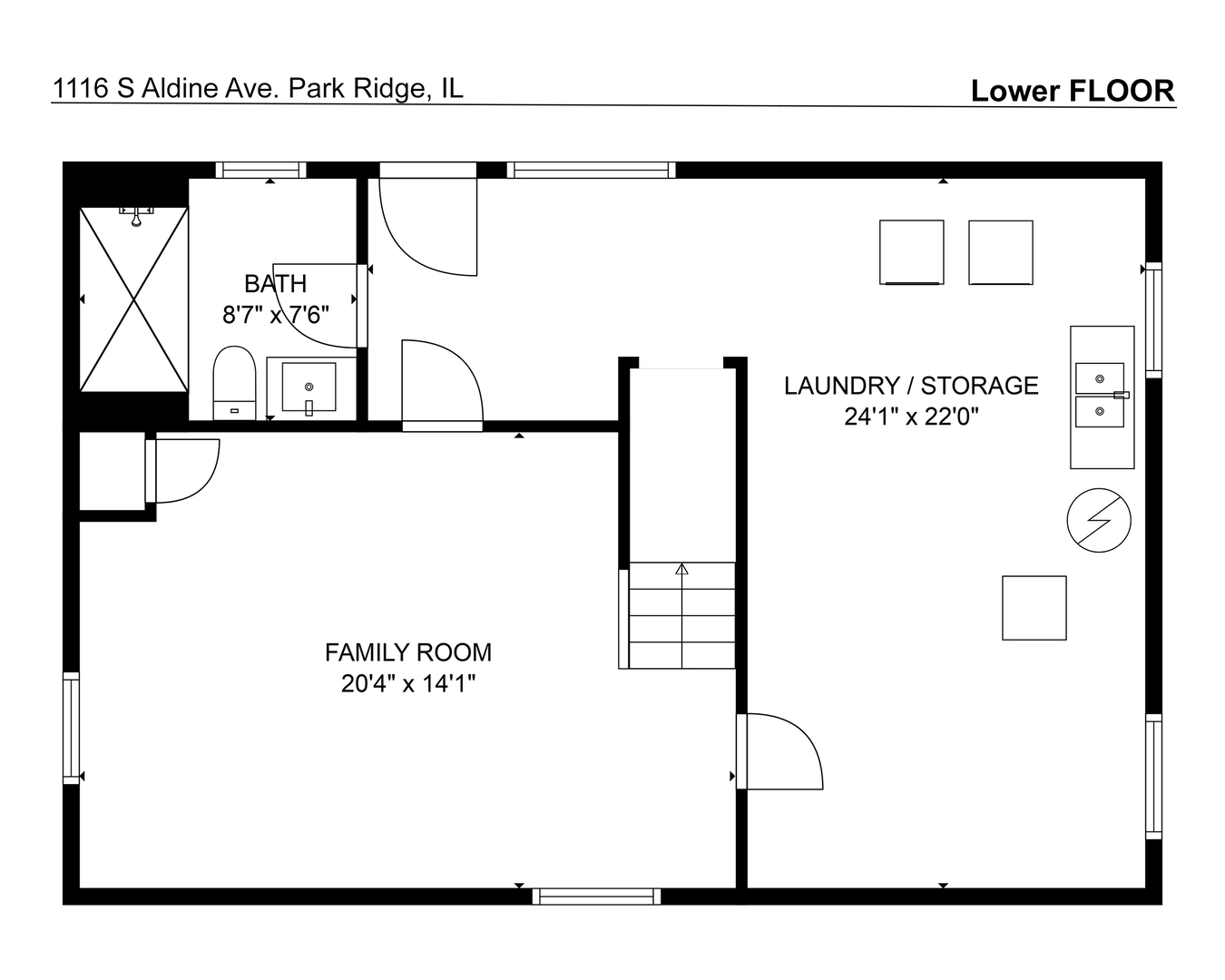 1116 South Aldine Avenue Park Ridge, IL 60068 - Photo 31 of 31 a picture of a floor plan