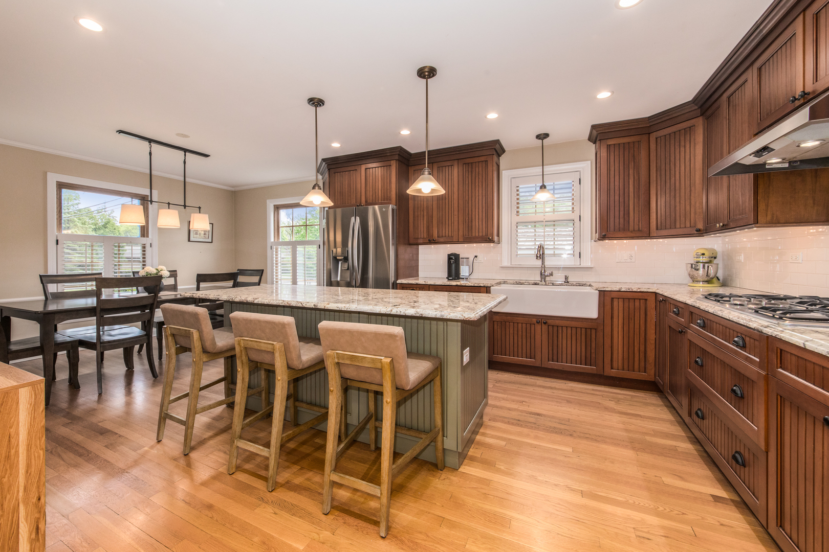 1116 South Aldine Avenue Park Ridge, IL 60068 - Photo 8 of 31 a large kitchen with lots of counter space a sink and stainless steel appliances
