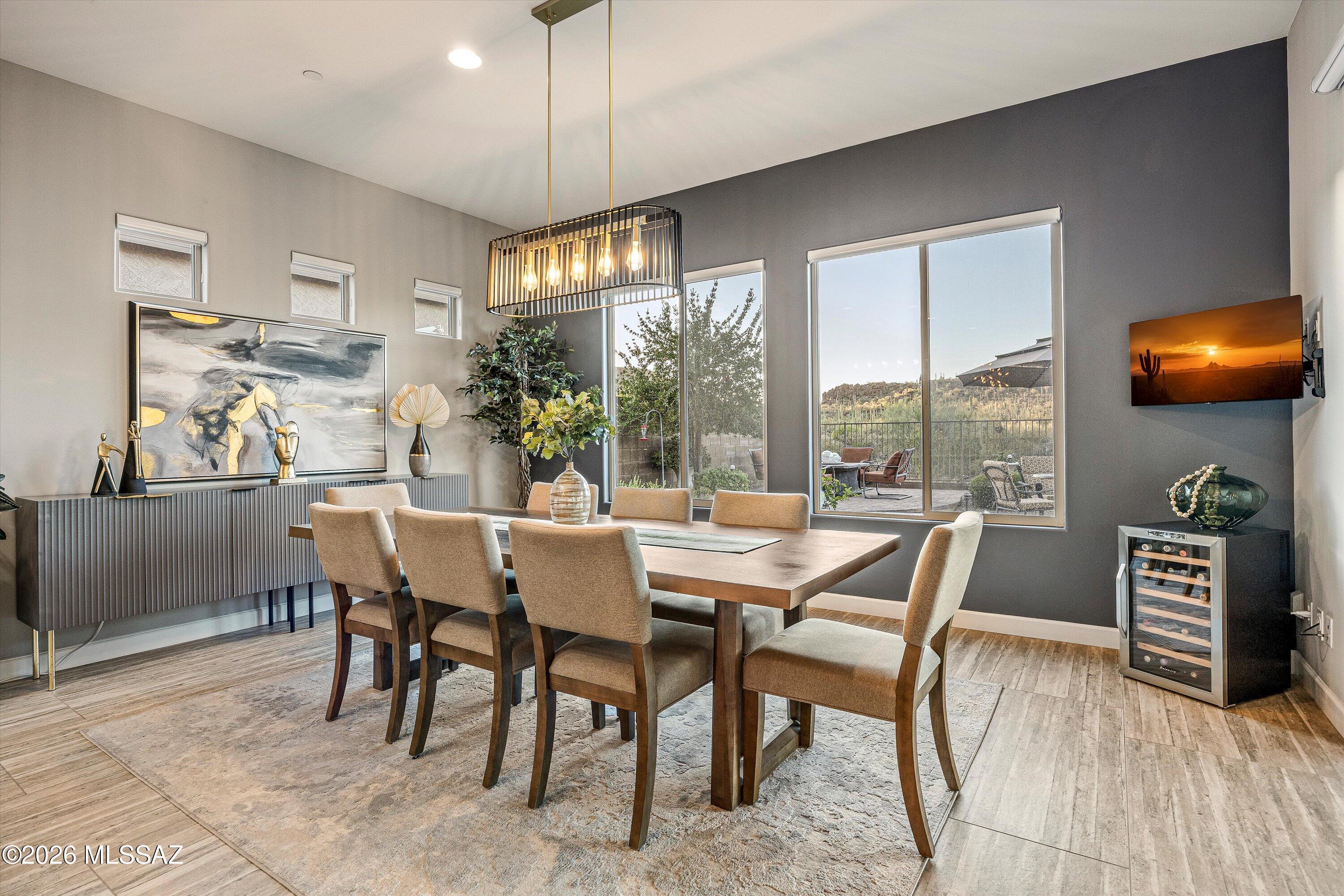 8489 North Lone Ranger Road Tucson, AZ 85743 - Photo 21 of 50 Gorgeous breakfast nook with a VIEW!