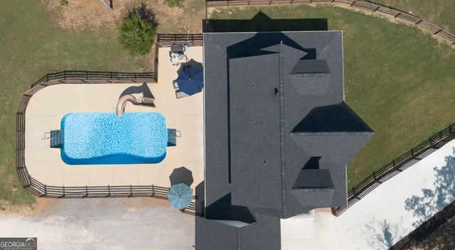 a house with trees in front of it