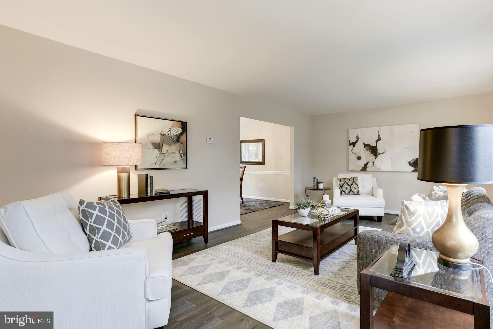 12352 Lima Lane Reston, VA 20191 - Photo 3 of 26 Lovely Light Filled Living Room