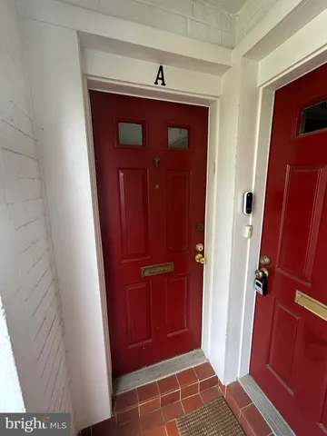 a view of front door with a door