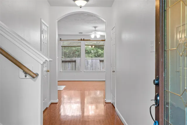 a view of front door