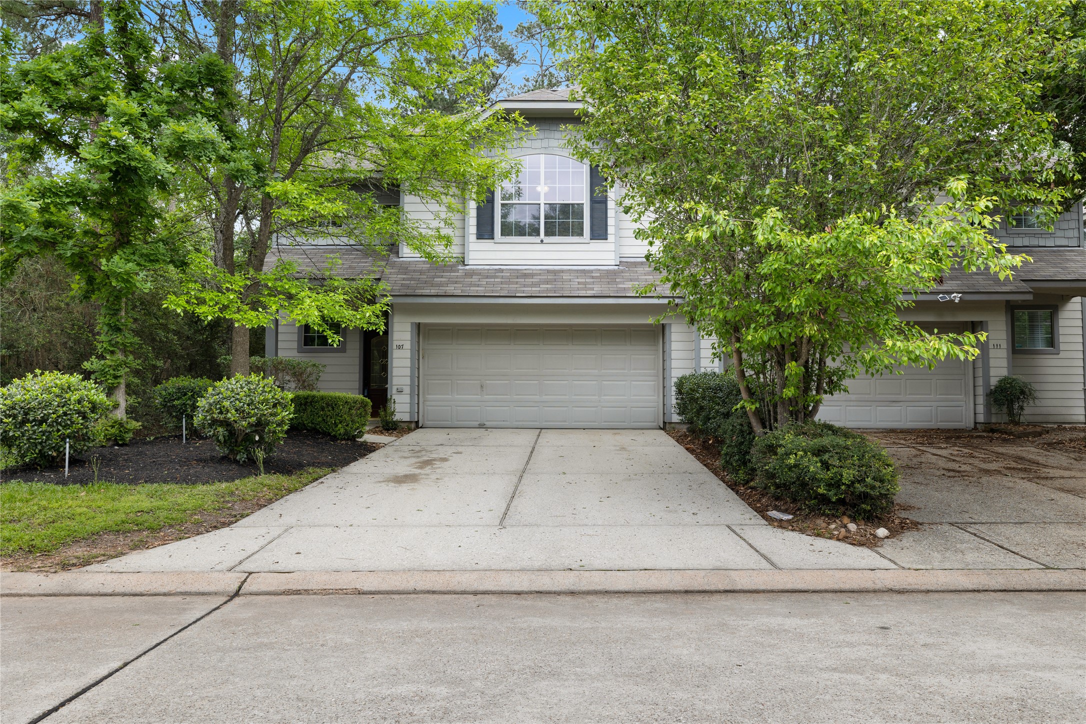 107 West Burberry Circle The Woodlands, TX 77384 - Photo 28 of 28 front view of a house